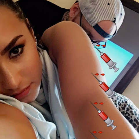 Demi Lovato Gets Cover-Ups Done By Celebrity Tattoo Artist Bang Bang