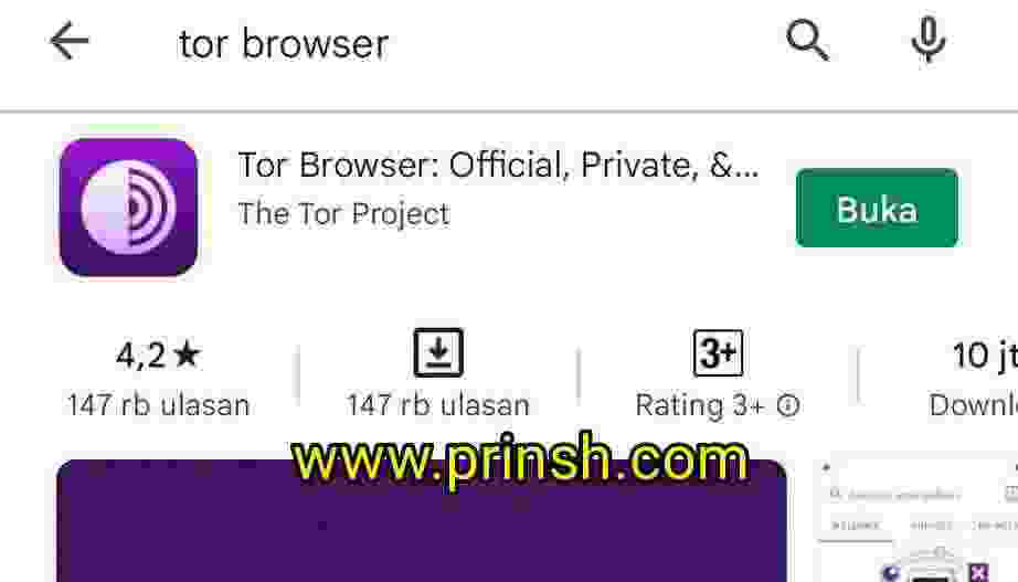 Download TOR Browser Di Playstore