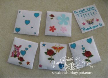 birthday party craft draw sachets drawer make