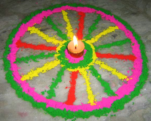 Diwali Rangoli HD Wallpaper Free