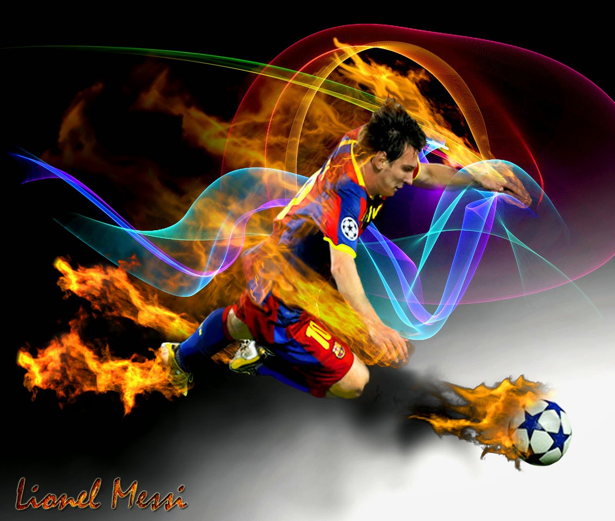 10 WALLPAPER COOL SUPERB LIONEL MESSI Gambar Kartun Lucu Dan