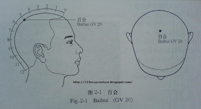 Baihui, GV20, 百会