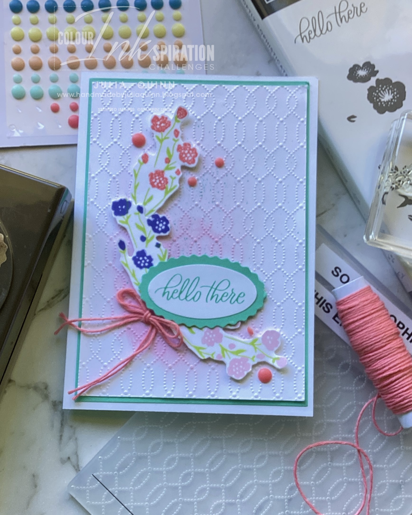 handmade by Julia Quinn - cardmaking and supplies: Snowflake Punch