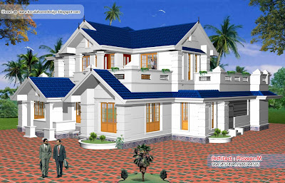 Kerala Home plan and elevation - 2561 Sq. Ft