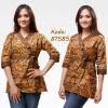 model baju batik ala pramugari