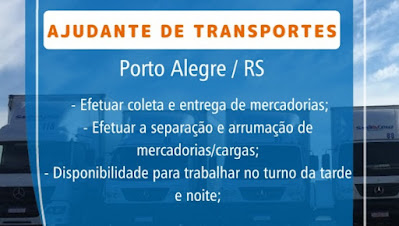 Viação Santa Cruz abre vaga para Ajudante de Transportes em Porto Alegre