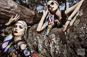 Dolce & Gabbana Alta Moda FW14 by Steve Hiett for Vogue Italia, September 2014