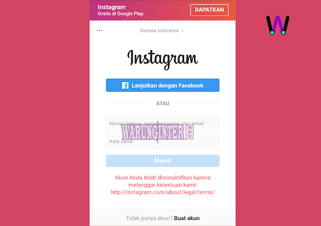 Cara Mengembalikan Akun Instagram Yang Diblokir