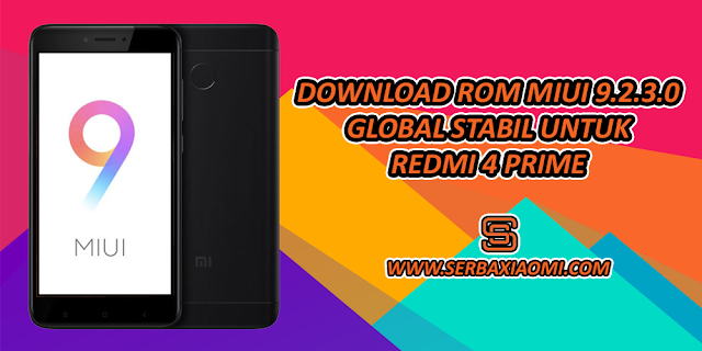 MIUI 9.2.3.0 Global Stable ROM untuk Redmi 4 Prime