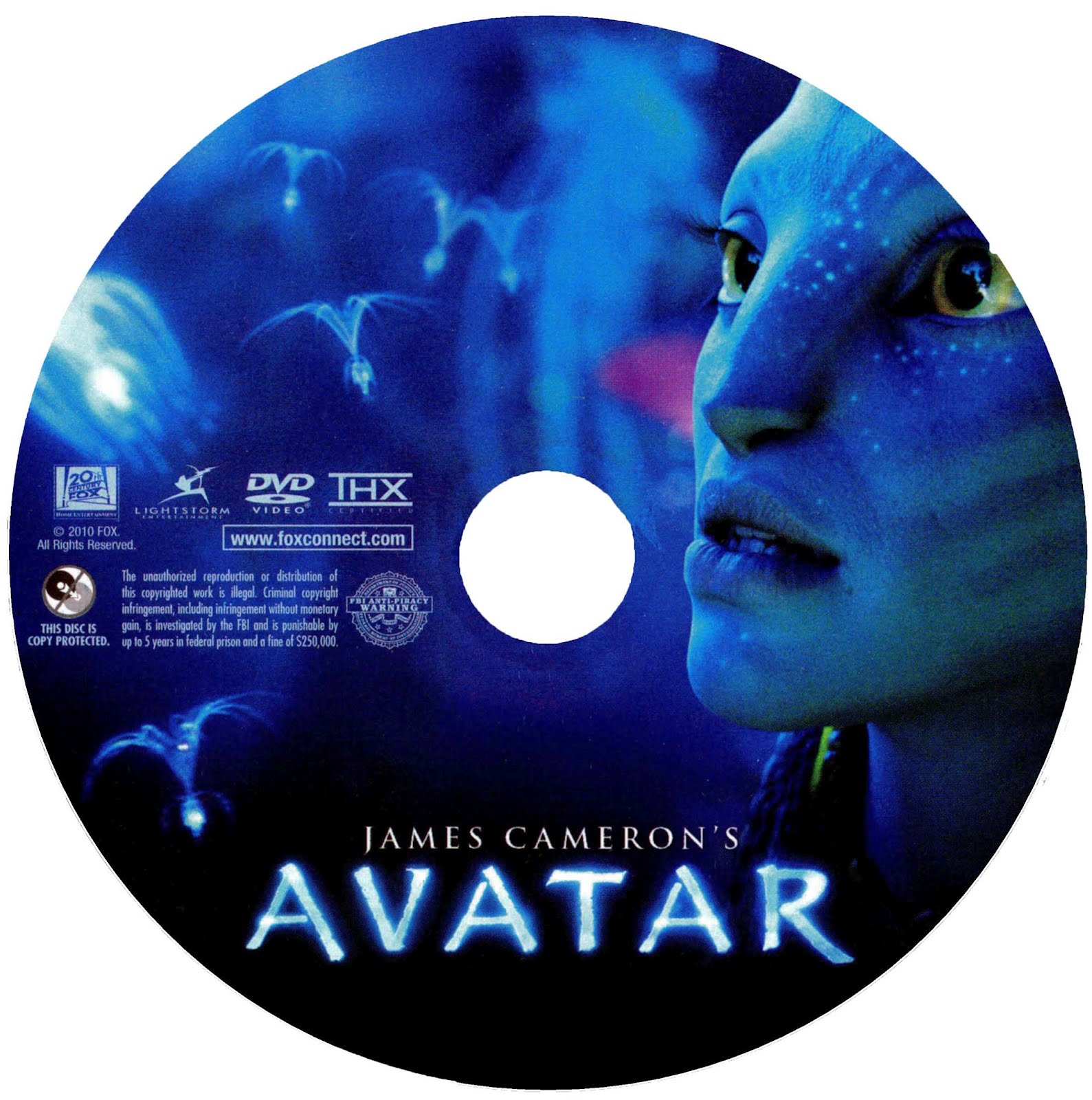 Avatar Movie Dvd Label