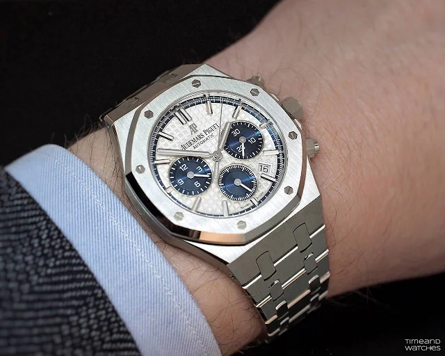 Wristshot of the Audemars Piguet Royal Oak Chronograph 38 mm