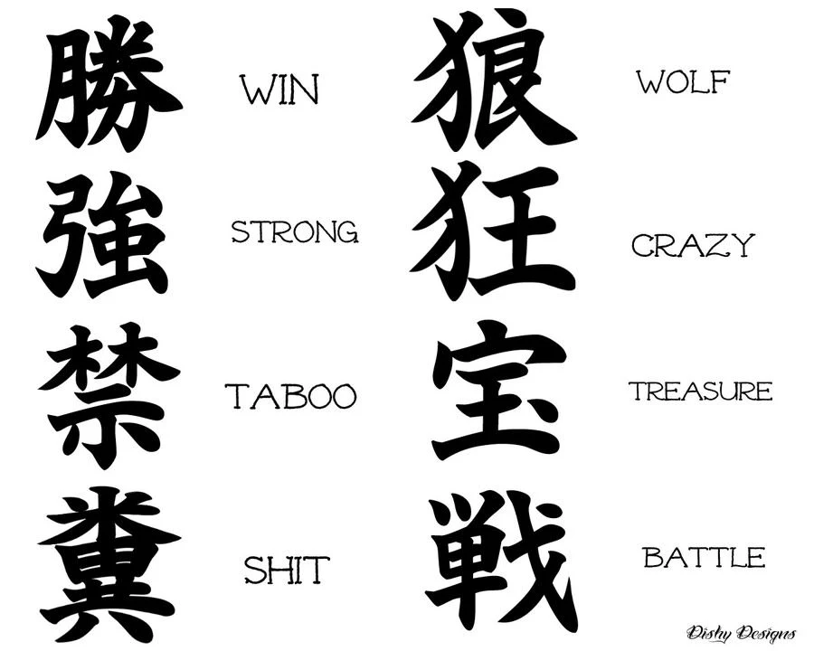 tatuajes kanji originales