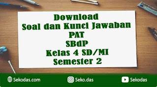 soal pat sbk kelas 4 semester 2