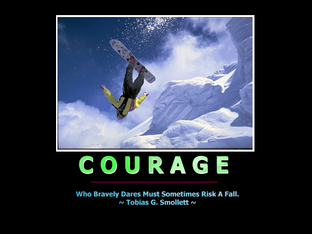 Courage Posted by Matt D'Aquino at 1134 PM 0 comments