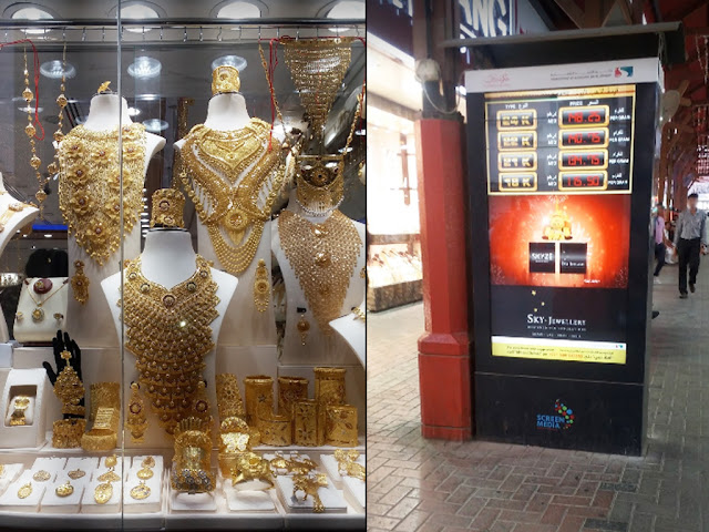 Gold Souk Dubai- Rates Display