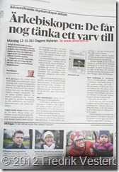 DSC02554.JPG Ärkebiskop Anders Wejryd i Dagens Nyheter. Med Amorism. Beskuren