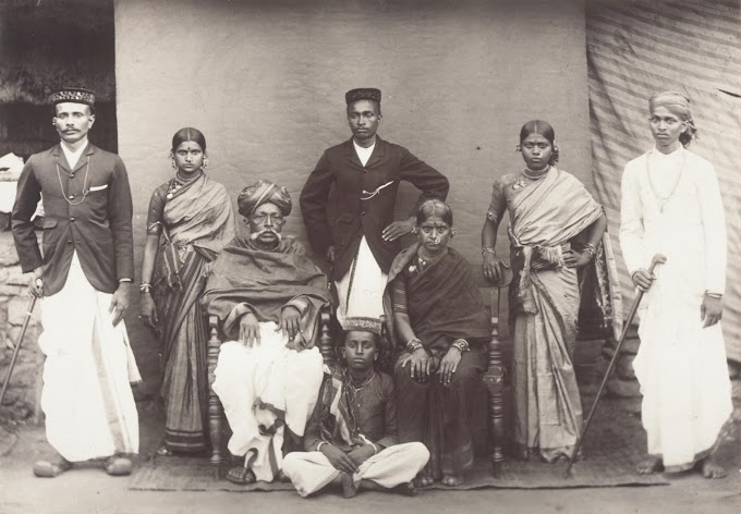 Wealthy (Rich) Jain Family Pic of Karnataka, India | Rare & Old Vintage Photos (1902)