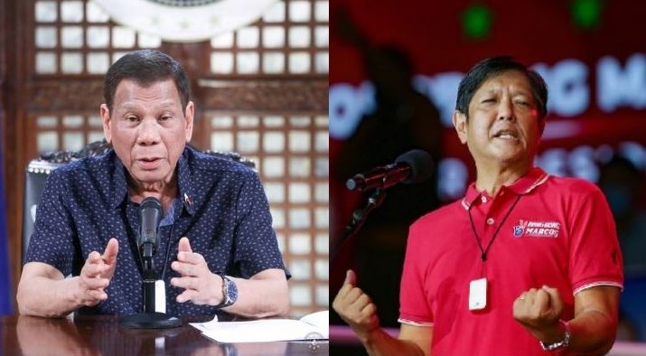 President Rodrigo Duterte meeting with Marcos