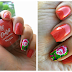 Orange and rose nails (NOTD)