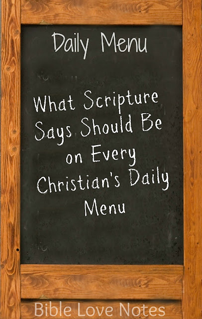 Imagine a nutrient that guarantees spiritual wellness What's On Your Menu? 