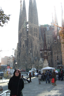 En la Sagrada Familia, Barcelona