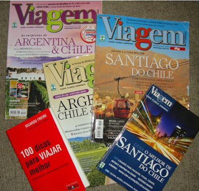 Guias e revistas de viagem sobre Santiago no Chile