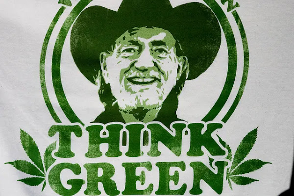 affiche Willie Nelson Green