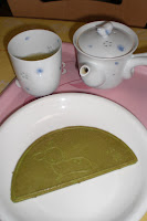 Green Tea set with Matcha Sembei