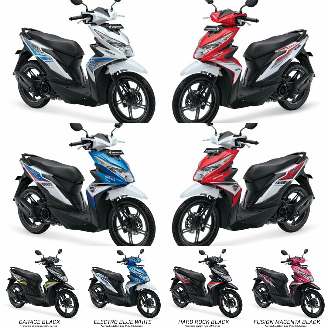 PILIHAN WARNA HONDA  BEAT  TERBARU  2019 YANG MEMBUAT BINGUNG 