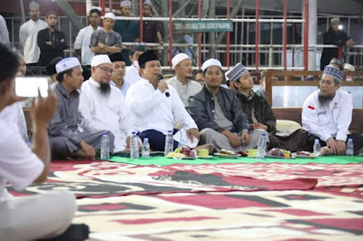 Prabowo Doakan Ratusan Santri dan Masyarakat Klaten