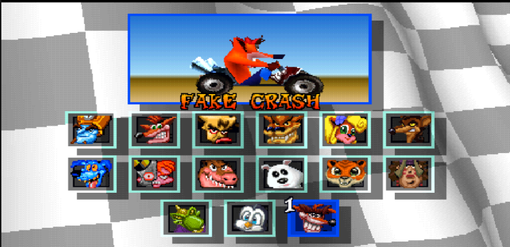 Download game CTR Crash Team Racing PS1 ISO Ukuran Kecil