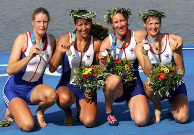 Atenas 2004 - Gran Bretaña, medalla de plata en Cuatro Scull