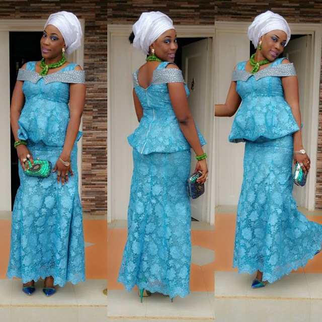 Beautiful Aso Ebi Styles for Weddings 2017