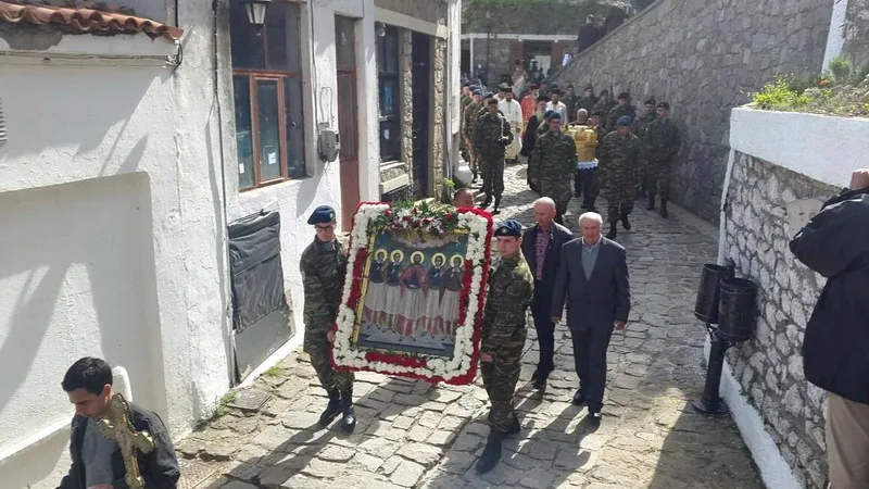 Με λαμπρότητα εορτάστηκε η μνήμη των Αγίων Πέντε Νεομαρτύρων στη Σαμοθράκη