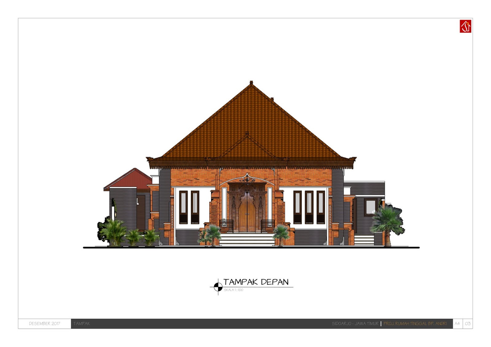  Gambar  Desain Rumah  Jawa  Modern  Tukang Desain Rumah 