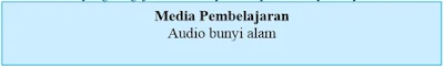 Bunyi angin, petir, sungai, hujan, binatang, dan bunyi lain yang dapat ditemukan di alam, tercipta bukan karena manusia yang sengaja membuatnya merupakan bunyi-bunyian alam.