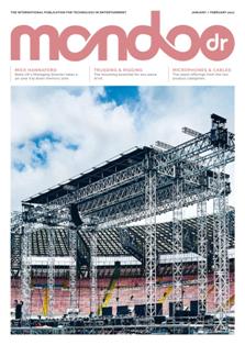 mondo*dr magazine 27-02 - January & February 2017 | ISSN 1476-4067 | TRUE PDF | Bimestrale | Professionisti | Progettazione | Audio | Illuminazione | Tecnologia
We are the global trade publication for technology in entertainment, with a particular focus on fixed installations including: casinos, cinemas, nightclubs, sports stadia and theatres...
mondo*dr magazine, first published in 1990, is targeted at the distributor, dealer and installer of lighting, sound and video equipment across all aspects of the increasingly hybrid entertainment installation market. It is published in two versions - European (translated into French, German, Spanish and Italian) and Asian/Pacific (Chinese, Arabic and Russian) and contains superb international coverage of venues, companies, industry shows and product.
The global coverage of mondo*dr magazine is unrivalled and allows you access to all major decision makers in their respective countries. With a circulation of over 13,000, mondo*dr magazine is mailed to over 120 countries. In addition, the circulation is backed up by our attendance or participation at every major trade show in the world.