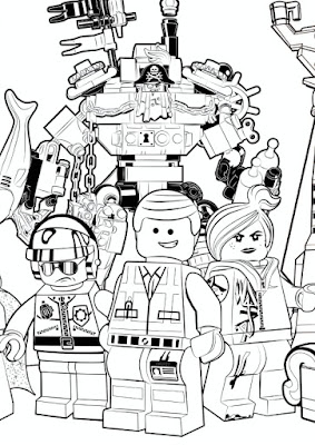 Desenhos da Lego para Colorir e Imprimir