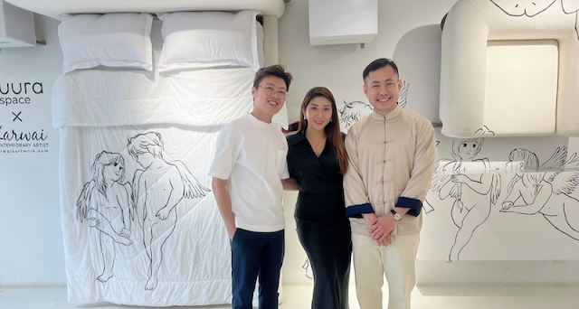 CUURA SPACE FUSES FURNITURE WITH ART THROUGH KAR WAI SERIES 'CUPID'