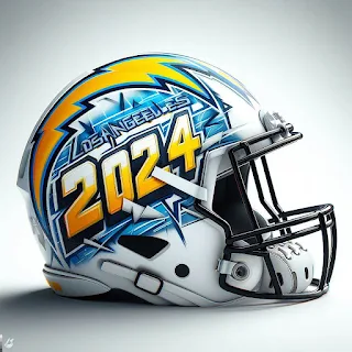 Los Angeles Chargers 2024 Concept Helmets