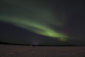 Aurora Borealis on Lake Inari, Finland