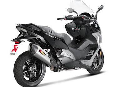 BMW C650 Sport, C650 GT get supported Akraprovic Slip-On Exhaust
