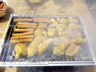 Resepi Perapan Ayam BBQ Dan Sosej!! (SbS)  Aneka Resepi 