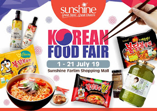 Korean Food Fair at Sunshine Farlim Shopping Mall (1 July - 21 July 2019)
