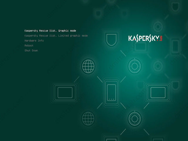 kaspersky rescue disk graphic mode