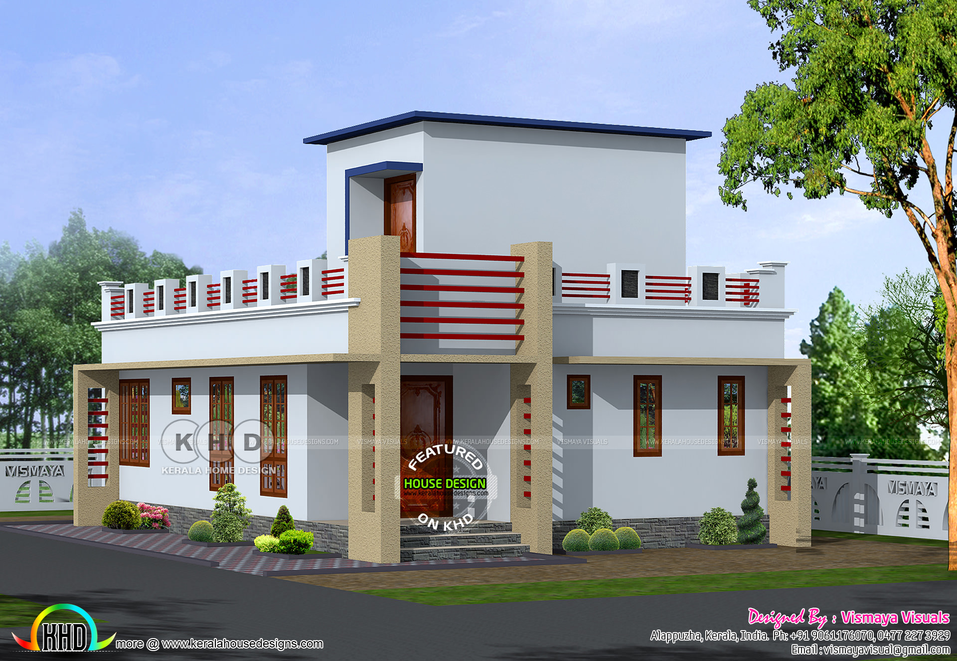  800  sq  ft  small Kerala  home  plan  Kerala  home  design and 