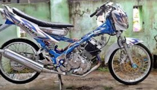 modifikasi satria fu black fire