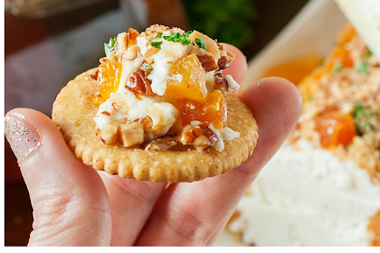 HONEY, APRICOT, AND ALMOND GOAT CHEESE SPREAD