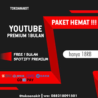 YouTube Premium cuma 18rb, terus gratis spotify premium