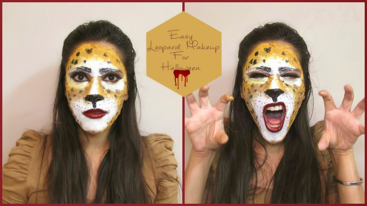 Easy Leopard Makeup For Halloween Indian Beauty Diary